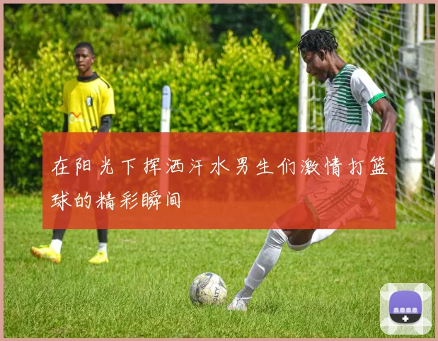 在阳光下挥洒汗水男生们激情打篮球的精彩瞬间